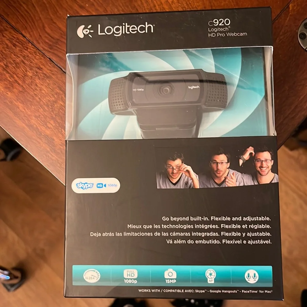Logitech HD Pro Webcam - Picture 1 of 4